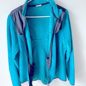 Green and black jacket